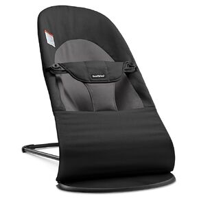 BabyBjörn Bouncer Balance Soft, Woven, Black/Dark Grey