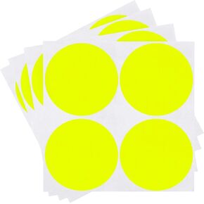 ChromaLabel 2 Inch Round Label Removable Color Code Dot Stickers, High Visibility for Warehouse Inventory, 100 Labels per Pack, Dark Blue