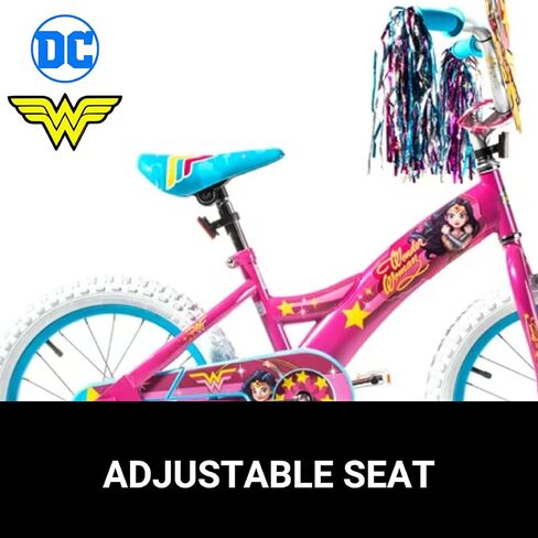 Batman 12 Inch Bike for Kids | Detachable Training Wheels for Safety and Balance | Pedal Powered Bicycle for Young Superheros | Perfect for Boys & Girls Gift | Adjustable Seat in Kuwait