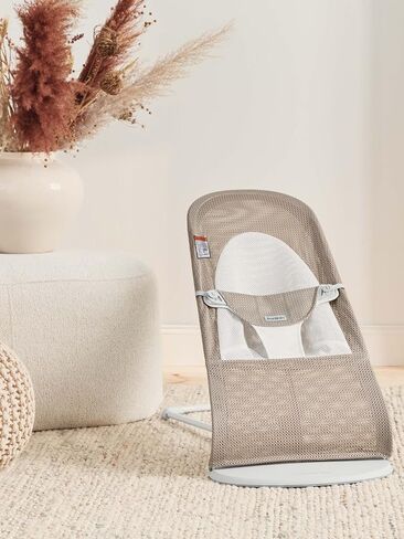BabyBjörn Bouncer Balance Soft, Woven, Black/Dark Grey in Kuwait