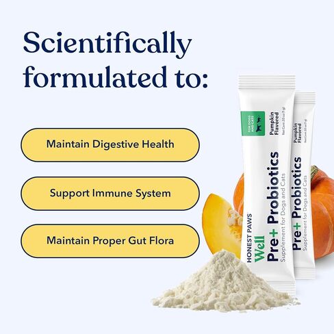 Probiotics for Dogs, Digestive Health Powder with Prebiotic, Chicken, 30ct in Saudi Arabia