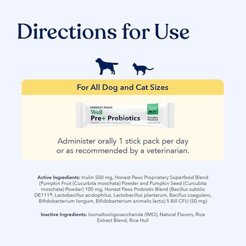 Probiotics for Dogs, Digestive Health Powder with Prebiotic, Chicken, 30ct in Saudi Arabia