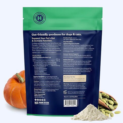Probiotics for Dogs, Digestive Health Powder with Prebiotic, Chicken, 30ct in Saudi Arabia