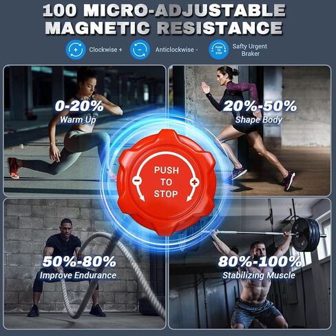 دراجة تمرين، مقاومة مغناطيسية قابلة للتعديل، دراجة داخلية بحزام صامت للغاية للتمرين المنزلي، دراجة ثابتة بسعة وزن 350 رطل، وسادة مقعد مريحة، شاشة LCD in Kuwait