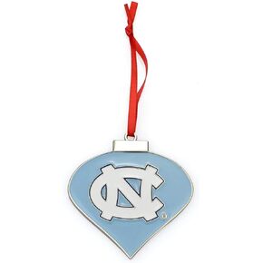 Ohio State Buckeyes Heart Christmas Metal Ornament
