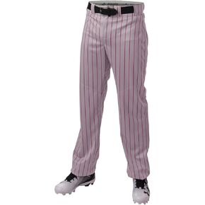 Badger Sports 655WPNY - Crush Pinstripe Pant - M - WH/BK