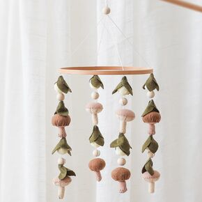 Baby Crib Mobile Arm,32.5 Inch Crib Mobile Stand,Wooden Mobile Arm for Crib（2 Modes, 360°Adjustable,100% Beech Wood) Boy Girl Mobile Holder for Crib Nursery Decor Baby Mobile Hanger