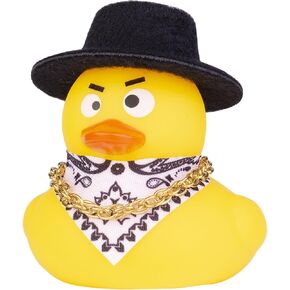Rubber Duck Car Ornaments Duck Car Dashboard Decorations for Car Dashboard Decoration Accessories with Mini Hat Necklace and Sunglasses (A8)