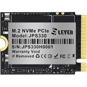 LEVEN JPS600 2TB PCIe NVMe Gen3x4 PCIe M.2 2280 SSD with Thermal Pad and Heat Sink