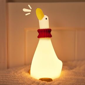 Night Light,LED Silicone Material, 3 Levels of Warm Light, Cute Animal Night Lamp for Kid's Room Decor