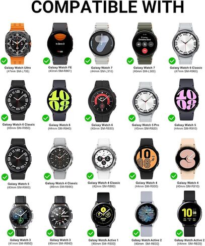 MoKo Charger Compatible with Samsung Galaxy Watch Ultra/Watch 7/Watch FE/Watch 6/6 Classic/Watch 5/5 Pro/4/4 Classic/3/Watch Active 2/1, Magnetic Charging Dock with 1M USB Charging Cable, B in Saudi Arabia