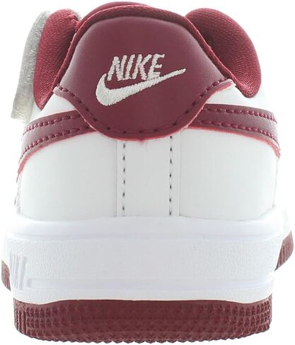 Nike Force 1 Low EasyOn Little Kids' Shoes (FN0237-105, White/Team Red) in Saudi Arabia