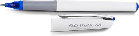 Pentel Floatune Rollerball، نقطة متوسطة 0.8 مم، حبر أسود، عبوة من 8 أقلام (BY108PF8A) in Kuwait
