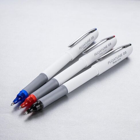Pentel Floatune Rollerball، نقطة متوسطة 0.8 مم، حبر أسود، عبوة من 8 أقلام (BY108PF8A) in Kuwait