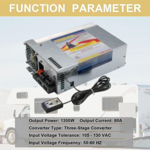 Dynamic PD9200 Series Power-Intel RV Converter/Battery Chargers for rv,Camper,caravans,120v to 12v Power Converter (PD9270) in Saudi Arabia