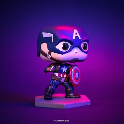 Funko Pop! Marvel: Captain America: Civil War Build A Scene - Captain America, Amazon Exclusive, Figure 12 of 12 in Saudi Arabia