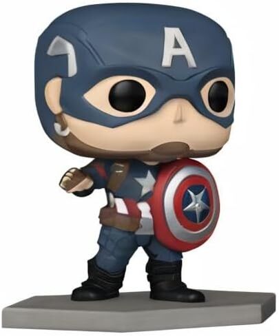 Funko Pop! Marvel: Captain America: Civil War Build A Scene - Captain America, Amazon Exclusive, Figure 12 of 12 in Saudi Arabia