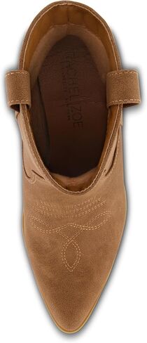 CUSHIONAIRE Women's Rocky Western boot with stitch detailing and Memory Foam padding, Wide Widths Available, Taupe 11 in Saudi Arabia