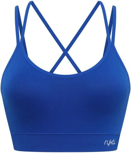 Ryka Hannah Seamless Strappy Openback Sports Bra, 3 Pack, Sepia Rose/Asphalt HTR/Black, Small in Saudi Arabia