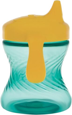 Nuby Easy Grip 2 Handle Hard Spout 7oz Sippy Cup, Vari-Flo Valve for Controlled Sipping & Dual Handles for Little Hands, 3 pack, 4+M, Girls in Saudi Arabia