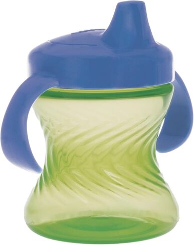 Nuby Easy Grip 2 Handle Hard Spout 7oz Sippy Cup, Vari-Flo Valve for Controlled Sipping & Dual Handles for Little Hands, 3 pack, 4+M, Girls in Saudi Arabia