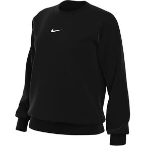 سويت شيرت نسائي من NIKE NSW Phoenix Fleece OS CREW للسيدات ذو حجم كبير بياقة دائرية DQ5733-010، مقاس XL