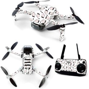 MightySkins Skin for DJI Mavic Mini Portable Drone Quadcopter - Blue Green Polygon | Protective, Durable, and Unique Vinyl Decal wrap cover | Easy To Apply, Remove, and Change Styles | Made in the USA (DJMAVMIN-Blue Green Polygon)