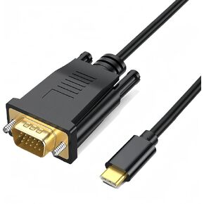 LBSC USB to VGA Adapter for Monitor，USB to VGA Adapter，USB 3.0 to VGA Male 1080P Monitor Display Video Adapter/Converter Cord,Compatible with Mac OS Windows XP/Vista/10/8/7, 5FT