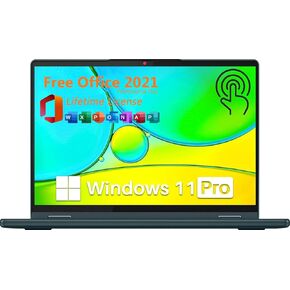 Lenovo Yoga 7 16" WUXGA 2 in 1 Touch Screen Laptop | AMD Ryzen 5 7535U | AMD Radeon 660M graphics | 8GB RAM DDR5 | 1024GB SSD | Backlit | Fingerprint | Windows 11 Home | Bundle with USB 3.0 Hub