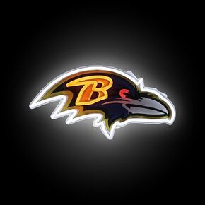 لافتة مضيئة LED بشعار فريق FOCO Los Angeles Chargers NFL