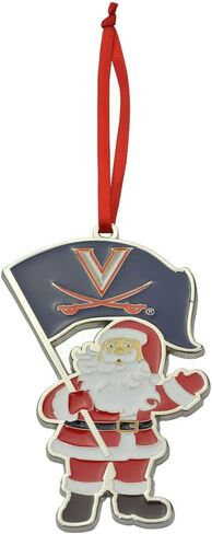 Michigan Wolverines Santa Metal Christmas Ornament in Saudi Arabia