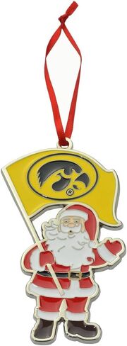 Michigan Wolverines Santa Metal Christmas Ornament in Saudi Arabia