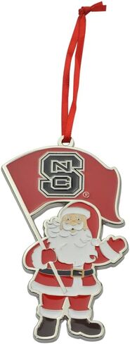 Michigan Wolverines Santa Metal Christmas Ornament in Saudi Arabia