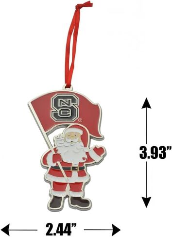 Michigan Wolverines Santa Metal Christmas Ornament in Saudi Arabia