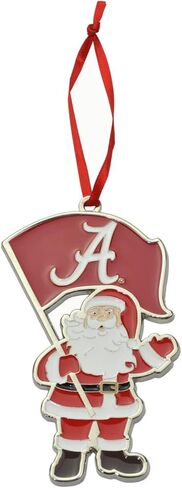 Michigan Wolverines Santa Metal Christmas Ornament in Saudi Arabia