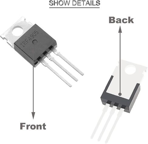 20 قطعة IRF640 IRF640N Mosfet Transistor 18A 200V IRF640NPBF N-Channel Power MOSFET TO-220AB 3Pin ترانزستورات تأثير المجال مع مشتت حراري برغي غسالة مفك سيليكون مطاطي in Saudi Arabia