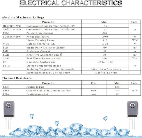 20 قطعة IRF640 IRF640N Mosfet Transistor 18A 200V IRF640NPBF N-Channel Power MOSFET TO-220AB 3Pin ترانزستورات تأثير المجال مع مشتت حراري برغي غسالة مفك سيليكون مطاطي in Saudi Arabia