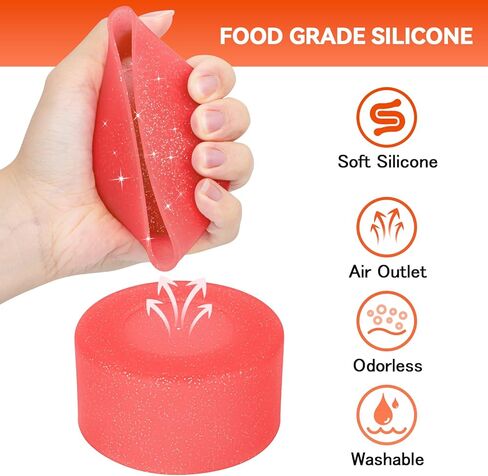 قطعتان لحذاء ستانلي، سيليكون لحذاء كأس ستانلي 20-40 أونصة وحذاء قارورة مائية 12-24 أونصة لامع لملحقات كأس ستانلي ملحقات بهلوان للواقي السفلي من ستانلي، شفاف in Kuwait