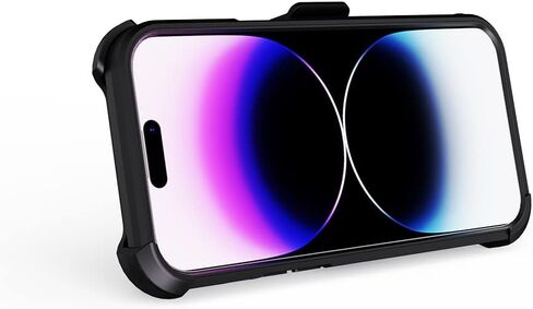 COCOMII Belt Clip Case Compatible with iPhone Xs/iPhone X - Luxury, Swivel Holster, Inward & Outward Facing, Kickstand, Military Grade, Heavy Duty, Shockproof (Black) in Saudi Arabia