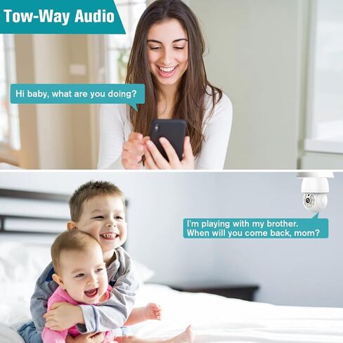 2K Light Bulb Security Camera, 2.4GHz/5GHz WiFi Lightbulb Cameras for Home Security, E27 Light Socket Easy Installation Indoor Pet Camera with Human Motion Detection, Color Night Vision in Saudi Arabia