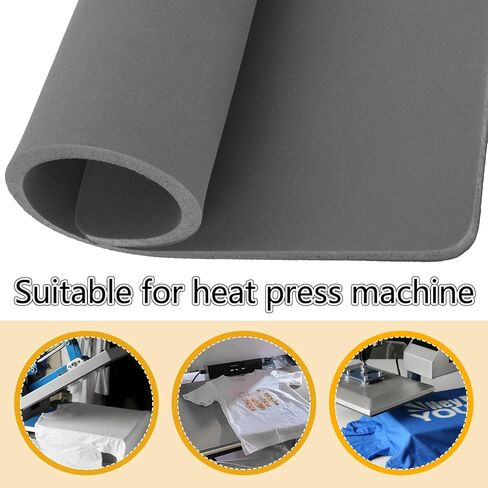 QTLCOHD 11x15 Inch Heat Press Pad Mat 0.3 Inch Thickest Silicone Pad Easy Press Mat for Heat Press Machine Flat Heat Transfer Press Replacement Pad Blue in Kuwait