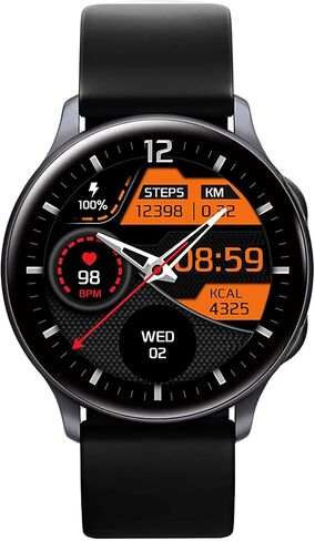 Smart Watch for Women, Smartwatch for Android and iOS Phones IP68 Waterproof Activity Tracker with Full Touch Color Screen Heart Rate Monitor Pedometer Sleep Monitor in Saudi Arabia