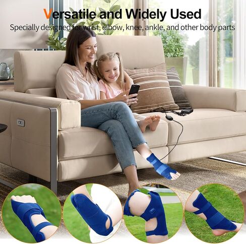Multi-Functional Red Light Therapy Belt for Neck, Knee, Feet, Hands, etc. 660nm & 850nm Near-Infrared Light Therapy Wrap Devices with Heat for Body, Massager Mat for Pain Relief at Home in Saudi Arabia