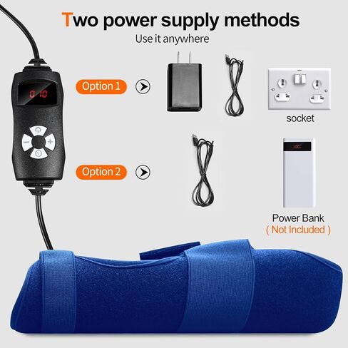 Multi-Functional Red Light Therapy Belt for Neck, Knee, Feet, Hands, etc. 660nm & 850nm Near-Infrared Light Therapy Wrap Devices with Heat for Body, Massager Mat for Pain Relief at Home in Saudi Arabia