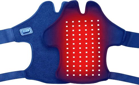 Multi-Functional Red Light Therapy Belt for Neck, Knee, Feet, Hands, etc. 660nm & 850nm Near-Infrared Light Therapy Wrap Devices with Heat for Body, Massager Mat for Pain Relief at Home in Saudi Arabia