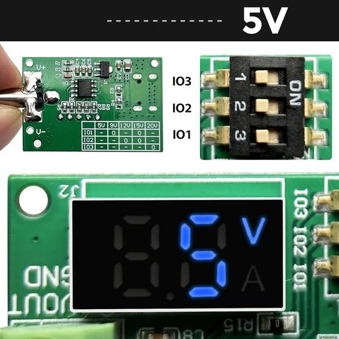 innomaker 4Pcs Type-C QC AFC PD2.0 PD3.0 to DC Fast Charge Decoy Trigger Polling Detector USB-PD Notebook Power Supply Change Board with LED Support 5V/9V/12V/15V/20V Fixed Voltage Output in Kuwait