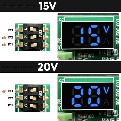 innomaker 4Pcs Type-C QC AFC PD2.0 PD3.0 to DC Fast Charge Decoy Trigger Polling Detector USB-PD Notebook Power Supply Change Board with LED Support 5V/9V/12V/15V/20V Fixed Voltage Output in Kuwait