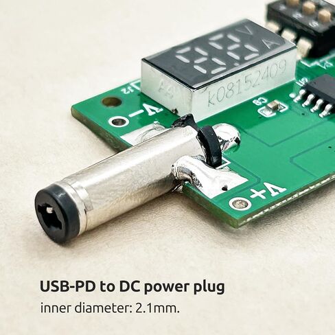 innomaker 4Pcs Type-C QC AFC PD2.0 PD3.0 to DC Fast Charge Decoy Trigger Polling Detector USB-PD Notebook Power Supply Change Board with LED Support 5V/9V/12V/15V/20V Fixed Voltage Output in Kuwait