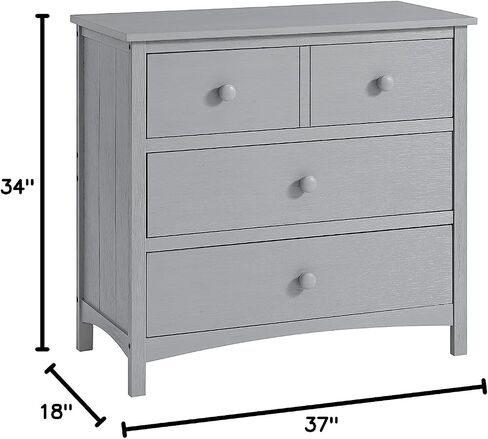 Oxford Baby Universal 3-Drawer Dresser, Barn White in Saudi Arabia