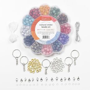 Incraftables Bicone Crystal Beads for Jewelry Making 1200pcs (24 Colors). Assorted Crystal Glass Beads for Bracelets Making (6mm). Bulk Faceted Bead Set for DIY Crafts with Elastic String & Organizer